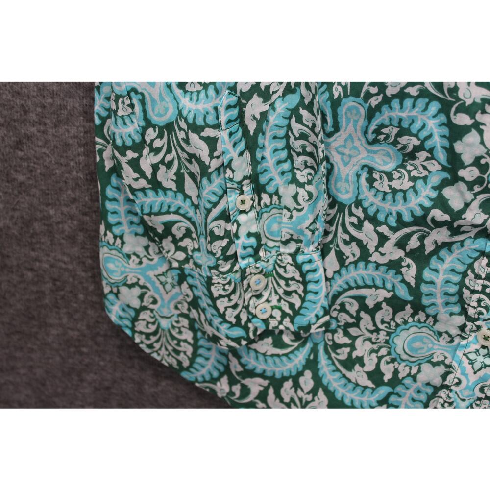 Talbots Top Size X Button Down Lightweight Cotton… - image 4